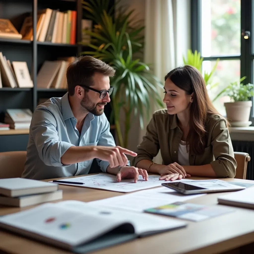 Professional team collaboration